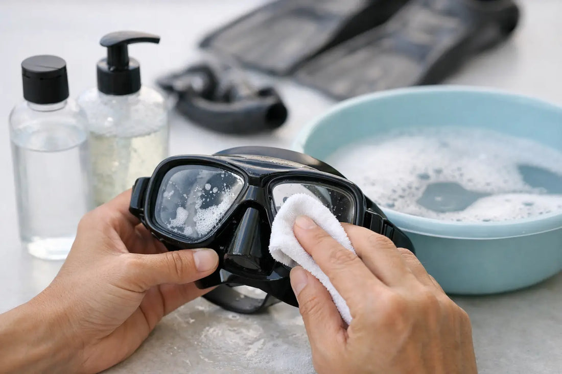Come pulire una maschera sub nuova senza errori