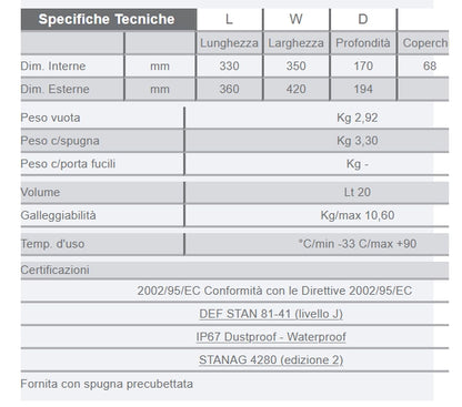 VALIGIA EXPLORER 3317W.X vuota
