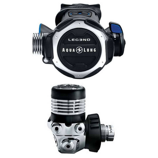 Erogatore Aqualung Leg3nd Partner S/R ACD with ergonomic Venturi switch and soft touch elastomer design