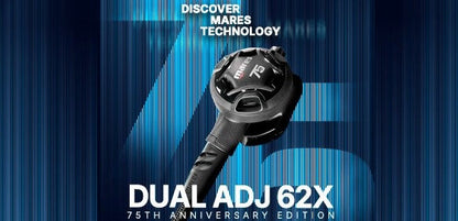 Erogatore Subacqueo Mares DUAL ADJ 62X -Special Edition 75 Anniversary - 416280