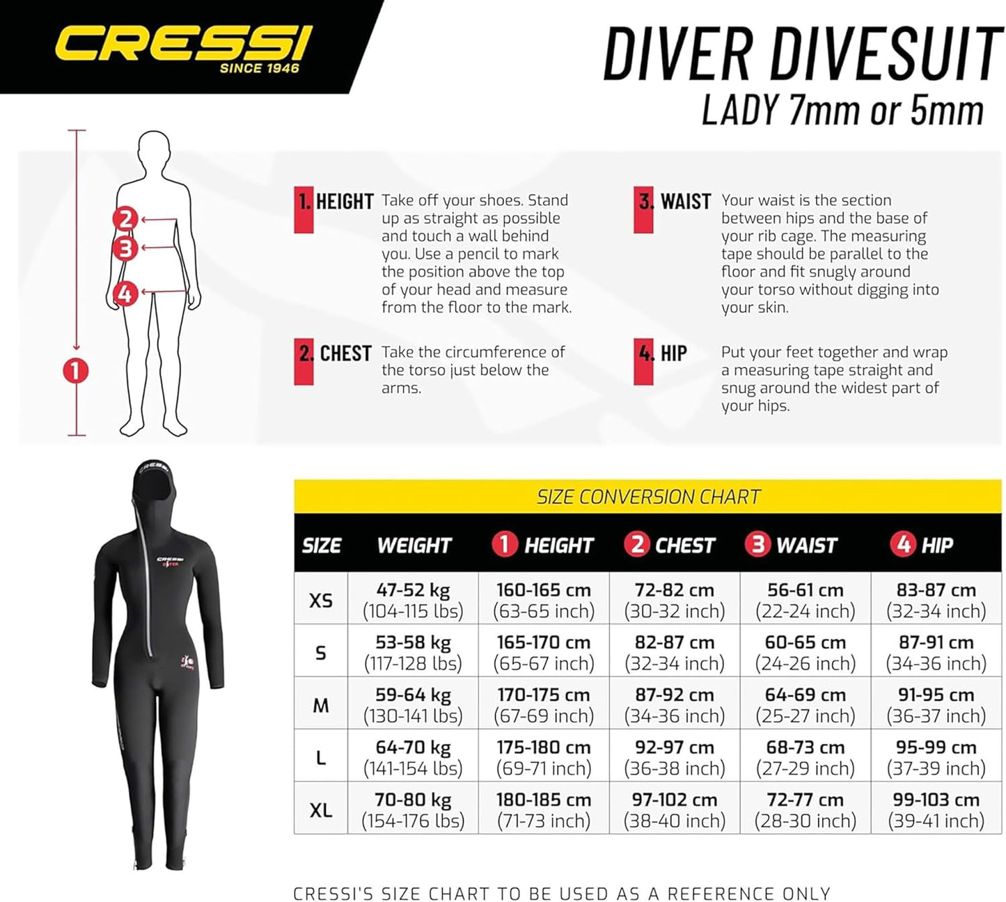 Muta Cressi Diver 5 mm