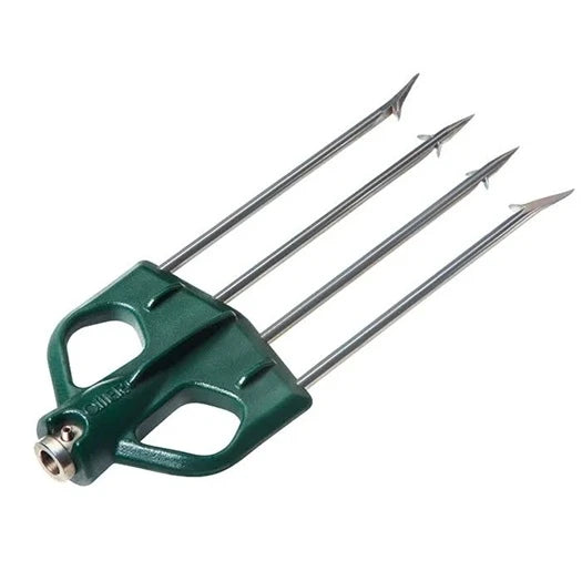 Fiocina Omer mimetic med verde mustad 4 punte per aste da 7 mm Cod B036VS