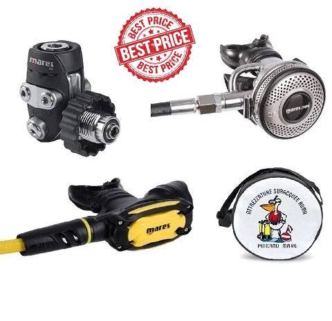 Set Erogatori Mares MR52 AST first stage regulator with Tri-Material valve and AST water protection system
