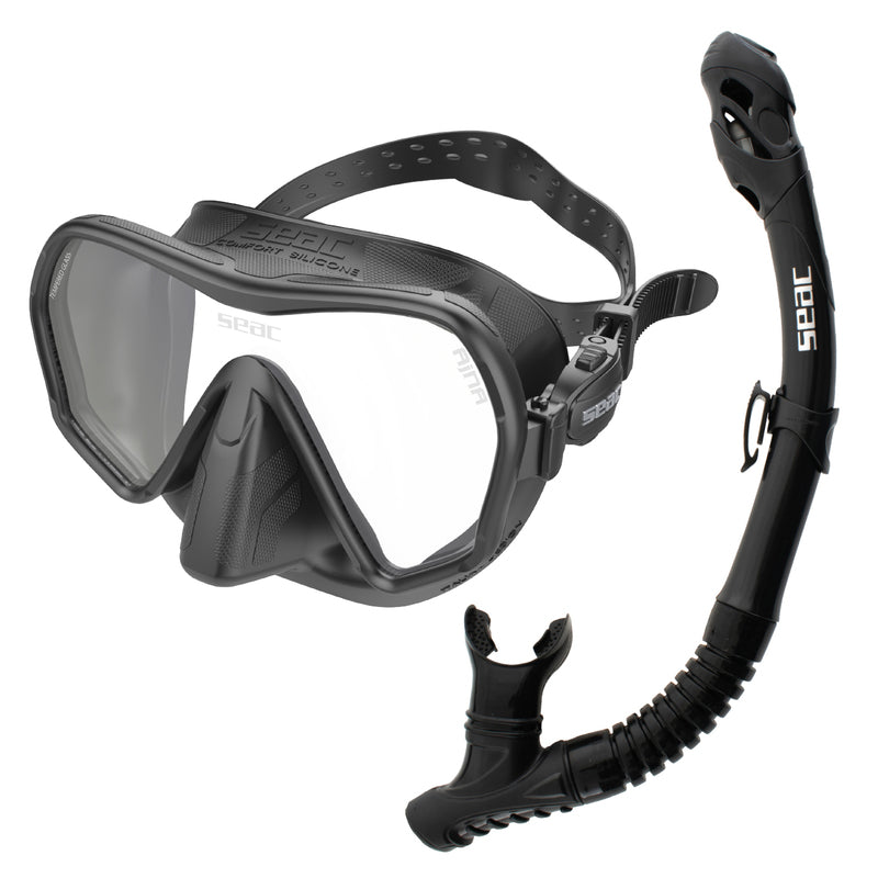 Kit maschera e boccaglio Seac Ajna
