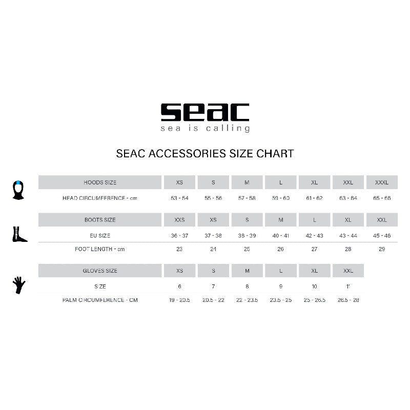 Guanto Seac Dry Seal 5mm cod 03002