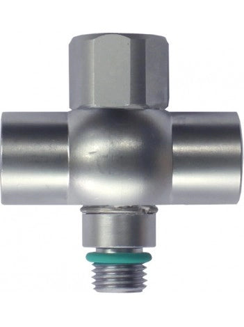 SNODO SCUBATEC 180° PER FRUSTA BP EROGATORE 3 USCITE 3/8